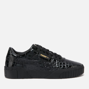 Puma Women s Cali Croc Trainers Puma Black Puma Black TheHut