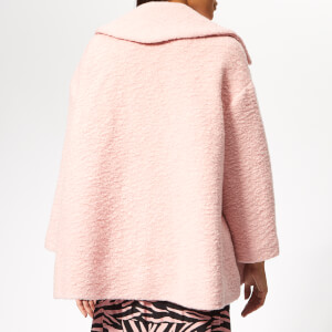 Ganni Women s Fenn Coat Silver Pink Coggles