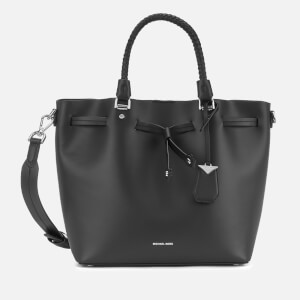 Blakely medium striped leather bucket bag cheap