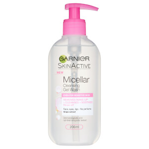 Garnier Micellar Gel Face Wash Sensitive Skin 200ml