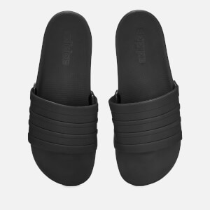 adidas Men s Adilette Comfort Slide Sandals Core Black