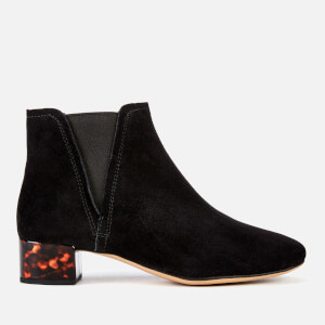 Clarks Women s Orabella Ruby Suede Heeled Ankle Boots Black