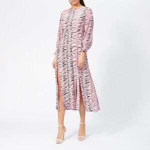 Rixo pink shop tiger dress