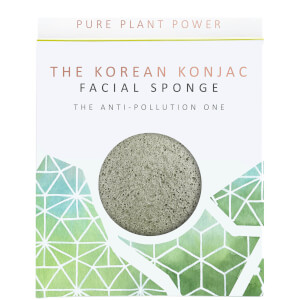 Esponja facial The Elements Earth de The Konjac Sponge Company - Turmalina energizante 30 g