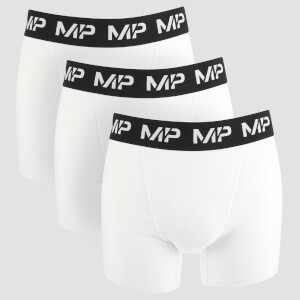 MP Men's Boxers - White (3 Pack)