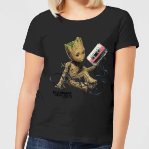 Black Blk Marvel Guardians of The Galaxy Vol2 Groot Tape Sweat-Shirt Noir Fille 12-13 Ans Taille Fabricant: 12-13Y 