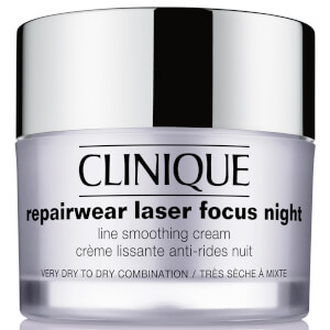 Clinique Repairwear Laser Focus Night Line Smoothing Cream Very Dry/Combination 50ml