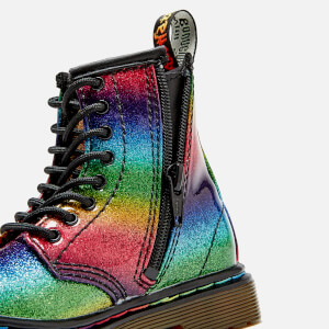 Dr. Martens Toddler's 1460 Ombre Glitter Patent 8-Eye Boots