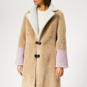 Saks Potts Women s Classic Febbe Pastel Coat Nude Baby Blue Lavender Lime Coggles