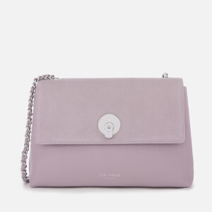 Ted Baker Women s Sylvana Circle Lock Cross Body Bag Light Purple