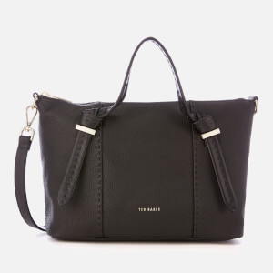 Ted Baker Women s Olmia Knotted Handle Small Tote Bag Black