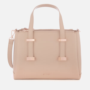 Ted Baker Women s Julieet Bow Adjustable Handle Small Tote Bag Taupe