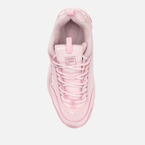 FILA Women s Disruptor 2 Premium Patent Trainers Chalk Pink
