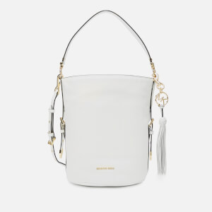 Michael michael kors brooke medium leather zip bucket messenger cheap