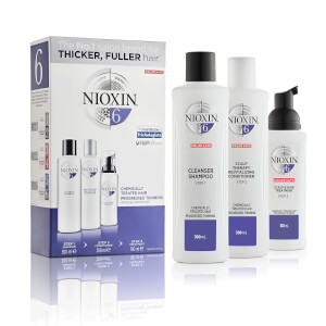 NIOXIN 3-Part System 6 Loyalty Kit for Chemically Treated Hair with Progressed Thinning