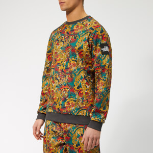 The North Face Men s Fine 2 Crew Neck Sweatshirt Leopard