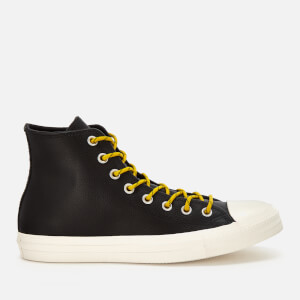 Converse Men s Chuck Taylor All Star Hi Top Trainers Black Bold Citron Egret Allsole