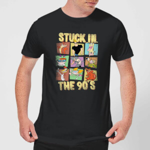 Cartoon Network Stuck In The 90s Men s T Shirt Black