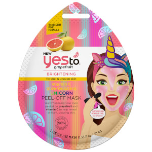 Yes To Grapefruit Vitamin C Glow Boosting Unicorn Peel-Off Mask (Single Pack) 10ml