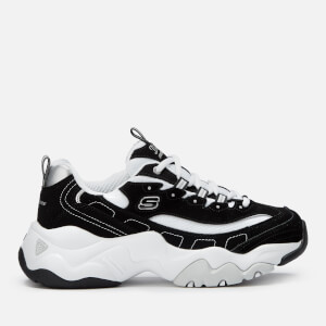 Skechers Women s D Lites 3.0 Stride Ahead Trainers Black White EU 37 UK 4 Allsole