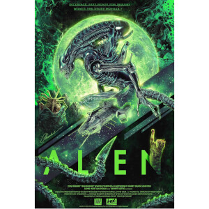 1987 Aliens Movie Poster, Vintage Large Door Size 76 Tall