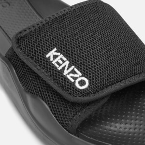 KENZO Men's Logo Pool Slide Sandals - Black - FR 40/UK 6.5