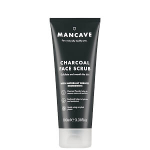 ManCave Charcoal Face Scrub 100ml