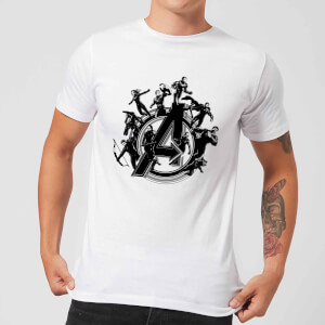 Avengers t shirt white Clearance