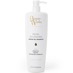Beauty Works Pearl Nourishing Argan Oil Shampoo 1 Litre