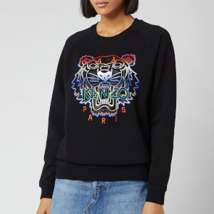 KENZO Women's Gradient Tiger Sweatshirt - Black | Coggles