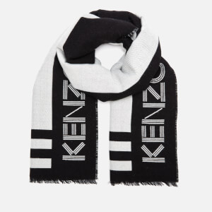 KENZO Sport Logo Scarf Black