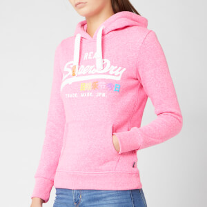 Fluro pink hoodie top