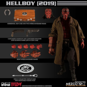 【在庫あり/即出荷可】 Collective One:12 Mezco Hellboy Figure Action Hellboy (2019) アメコミ