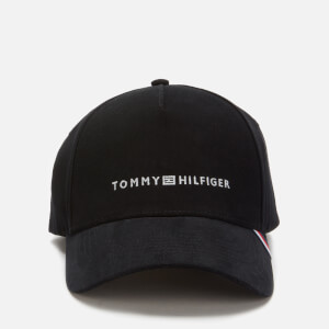 Tommy hilfiger baseball cap black on sale
