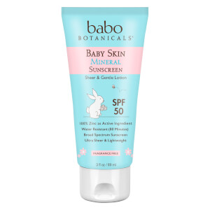 Babo Botanicals SPF50 Baby Skin Mineral Sunscreen Lotion 3 fl. oz