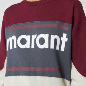 Marant Etoile Women s Gallian Sweatshirt Burgundy Coggles