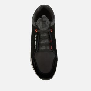 Emporio armani arco trainers sales