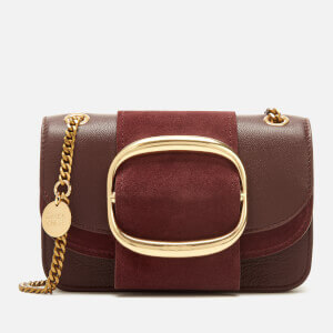 See By Chloe Women s Hopper Cross Body Bag Burgundy