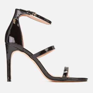Kurt Geiger London Women s Park Lane Patent Triple Strap Heeled