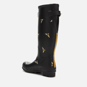 Joules black bee wellies online
