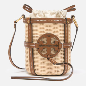 美品　トリーバーチ　Miller Straw Mini Bucket Bag 美品 トリーバーチ Miller Straw Mini Bucket Bag - メルカリ