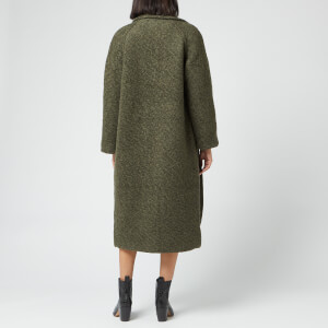 Ganni boucle wool coat kalamata store