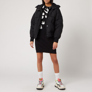 McQ Alexander McQueen Women's Hybrid Puffer Jacket - Darkest Black - IT  40/UK 8 | Coggles