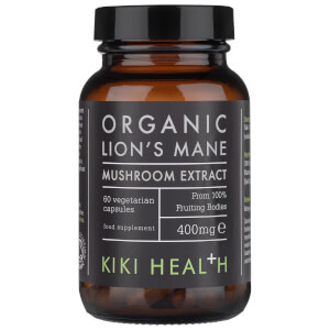 KIKI Health Organic Lion's Mane Extract Mushroom (60 Vegicaps)