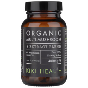 KIKI Health Organic Multi-Mushroom 8 Extract Blend (60 Vegicaps)