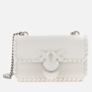 Pinko Women s Mini Love Twist Bag Silver Grey