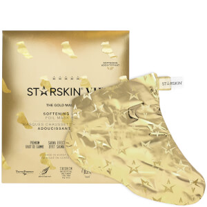 STARSKIN VIP The Gold Mask Foot Softening Luxury Foil Mask Socks