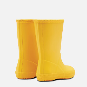 Hunter Kids First Classic Wellington Boots Yellow Allsole