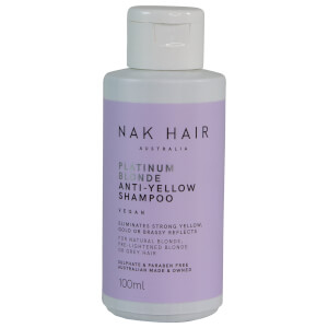 NAK Platinum Blonde Anti-Yellow Shampoo 100ml
