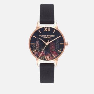 Olivia burton dark bouquet watch best sale